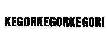 Mẫu nhãn hiệu KEGORKEGORKEGORI