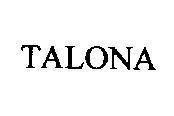 Mẫu nhãn hiệu TALONA