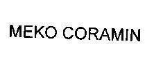 Mẫu nhãn hiệu MEKO CORAMIN