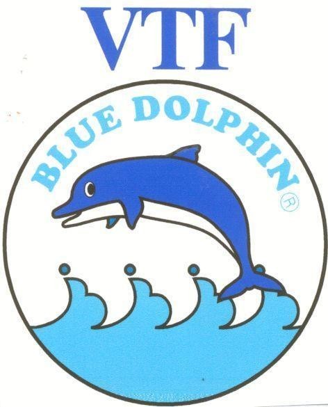 Mẫu nhãn hiệu VTF BLUE DOLPHIN