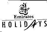Mẫu nhãn hiệu EMIRATES HOLIDAYS