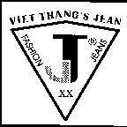Mẫu nhãn hiệu VIET THANG S JEAN FASHION JEANS VT XX