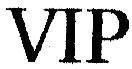 Mẫu nhãn hiệu VIP