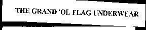 Mẫu nhãn hiệu THE GRAND 'OL FLAG UNDERWEAR