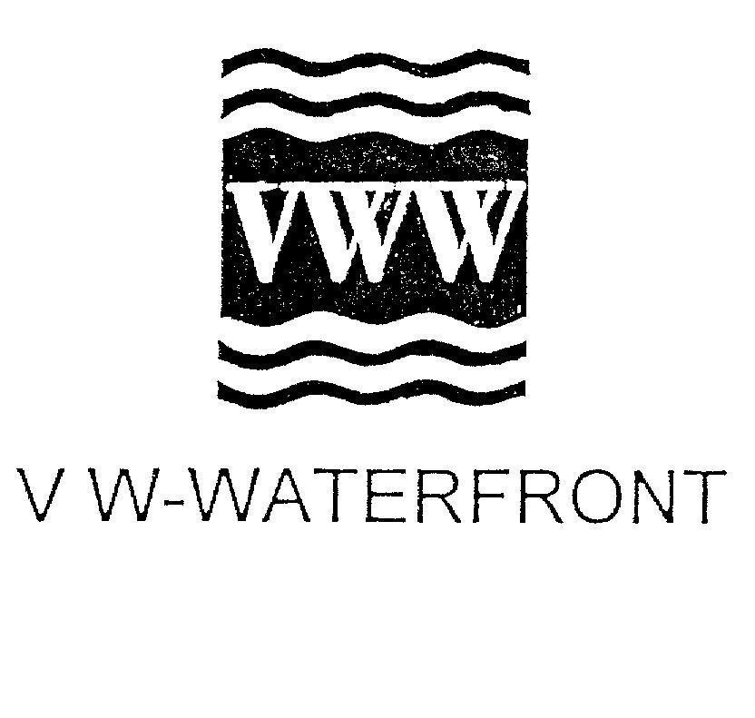 Mẫu nhãn hiệu VWW V W-WATERFRONT