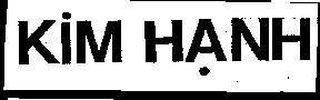Mẫu nhãn hiệu KIM HạNH