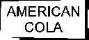 Mẫu nhãn hiệu AMERICAN COLA