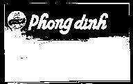 Mẫu nhãn hiệu PHONG DINH