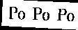 Mẫu nhãn hiệu PO PO PO