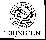 Mẫu nhãn hiệu Trọng Tín Công Ty Xây Lắp Điện TRONG TIN