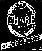 Mẫu nhãn hiệu THABR BIA SPECIAL LAGER