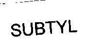 Mẫu nhãn hiệu SUBTYL