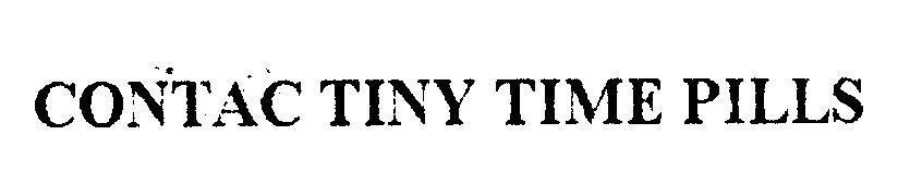 Mẫu nhãn hiệu CONTAC TINY TIME PILLS