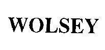 Mẫu nhãn hiệu WOLSEY