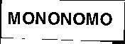 Mẫu nhãn hiệu MONONOMO