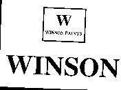 Mẫu nhãn hiệu W WINSON PAINTS WINSON