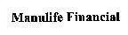 Mẫu nhãn hiệu MANULIFE FINANCIAL