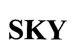 Mẫu nhãn hiệu SKY