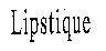 Mẫu nhãn hiệu LIPSTIQUE
