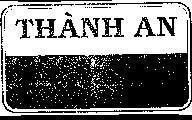 Mẫu nhãn hiệu Thành An