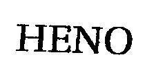 Mẫu nhãn hiệu HENO