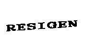 Mẫu nhãn hiệu RESIGEN