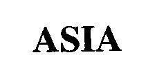 Mẫu nhãn hiệu ASIA