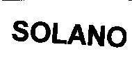 Mẫu nhãn hiệu SOLANO