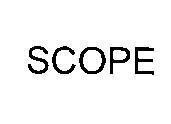 Mẫu nhãn hiệu SCOPE