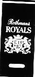 Mẫu nhãn hiệu ROTHMANS ROYALS