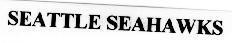 Mẫu nhãn hiệu SEATTLE SEAHAWKS