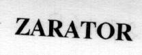 Mẫu nhãn hiệu ZARATOR