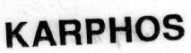 Mẫu nhãn hiệu KARPHOS