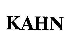Mẫu nhãn hiệu KAHN
