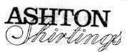 Mẫu nhãn hiệu ASHTON SHIRTINGS