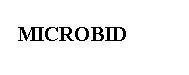 Mẫu nhãn hiệu MICROBID