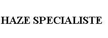 Mẫu nhãn hiệu HAZE SPECIALISTE