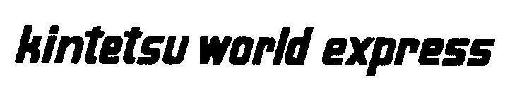 Mẫu nhãn hiệu kintetsu world express