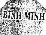 Mẫu nhãn hiệu Danh Trà Bình Minh