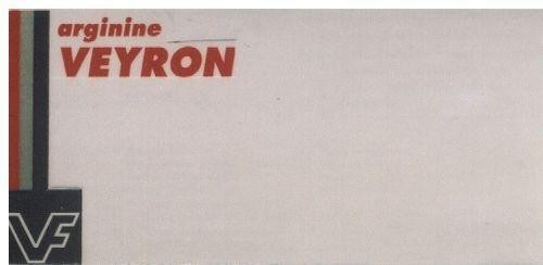 Mẫu nhãn hiệu VF ARGININE VEYRON