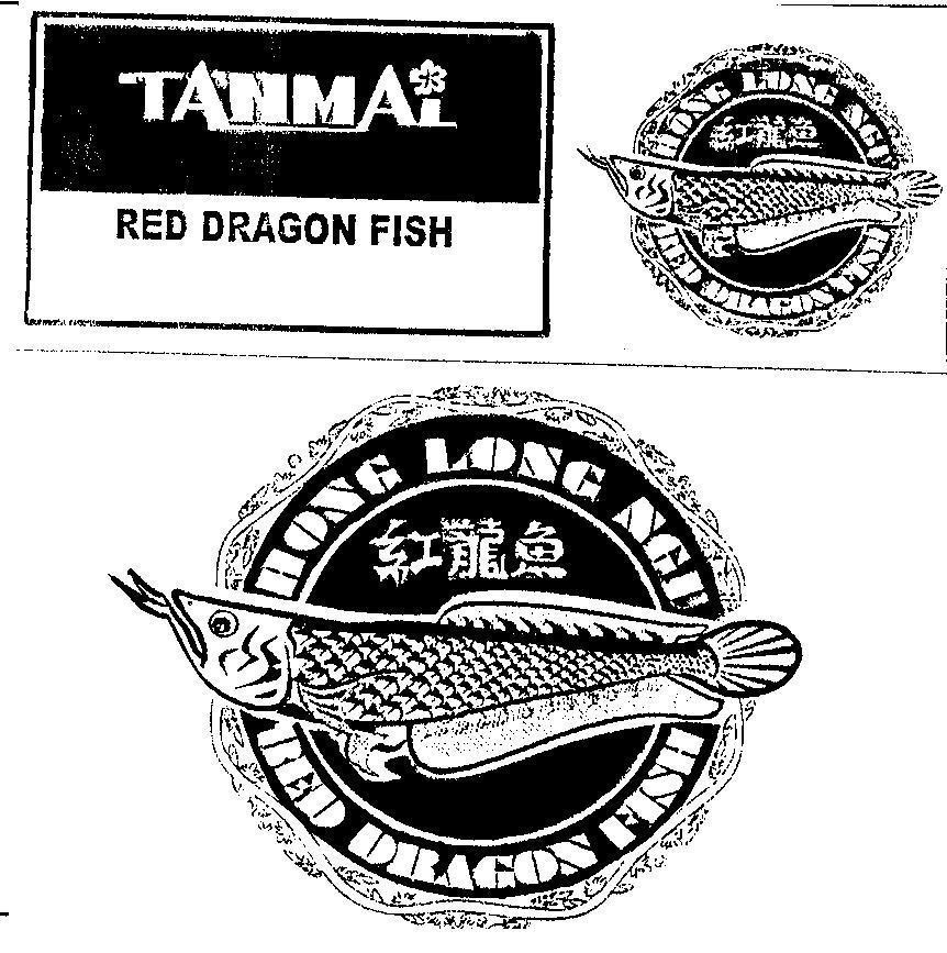 Mẫu nhãn hiệu TANMAI RED DRAGON FISH HONG LONG NGU