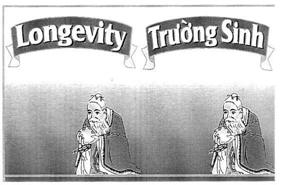 Mẫu nhãn hiệu LONGEVITY TRƯờNG SINH