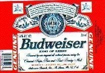 Mẫu nhãn hiệu BUDWEISER