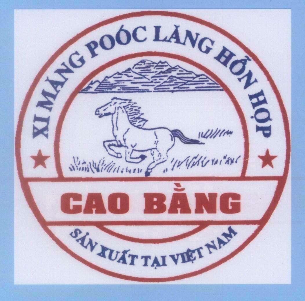 Mẫu nhãn hiệu Cao Bằng, Xi măng Poóc Lăng hỗn hợp, sản xuất tại Việt Nam