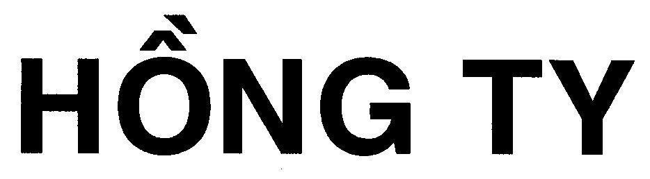 Mẫu nhãn hiệu HồNG TY