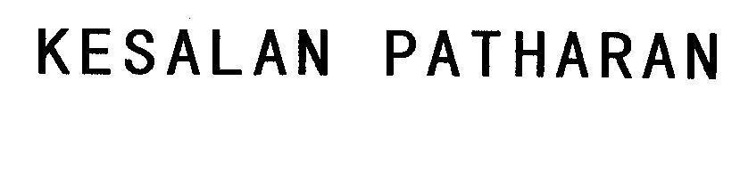 Mẫu nhãn hiệu KESALAN PATHARAN