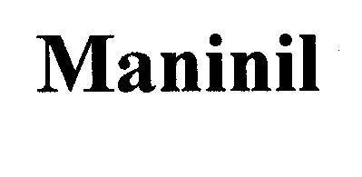 Mẫu nhãn hiệu Maninil