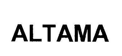 Mẫu nhãn hiệu ALTAMA