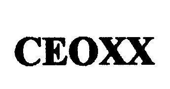 Mẫu nhãn hiệu CEOXX