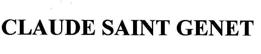 Mẫu nhãn hiệu CLAUDE SAINT GENET